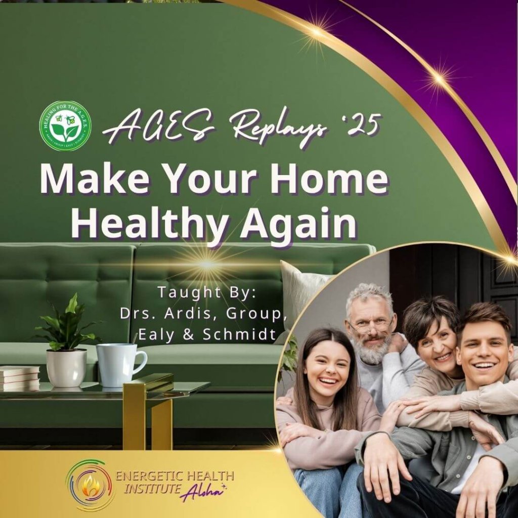 AGES '25 Replays Make Your Home Healthy Again Happy Family Sitting On Front Porch Green Living Room And Green Couch