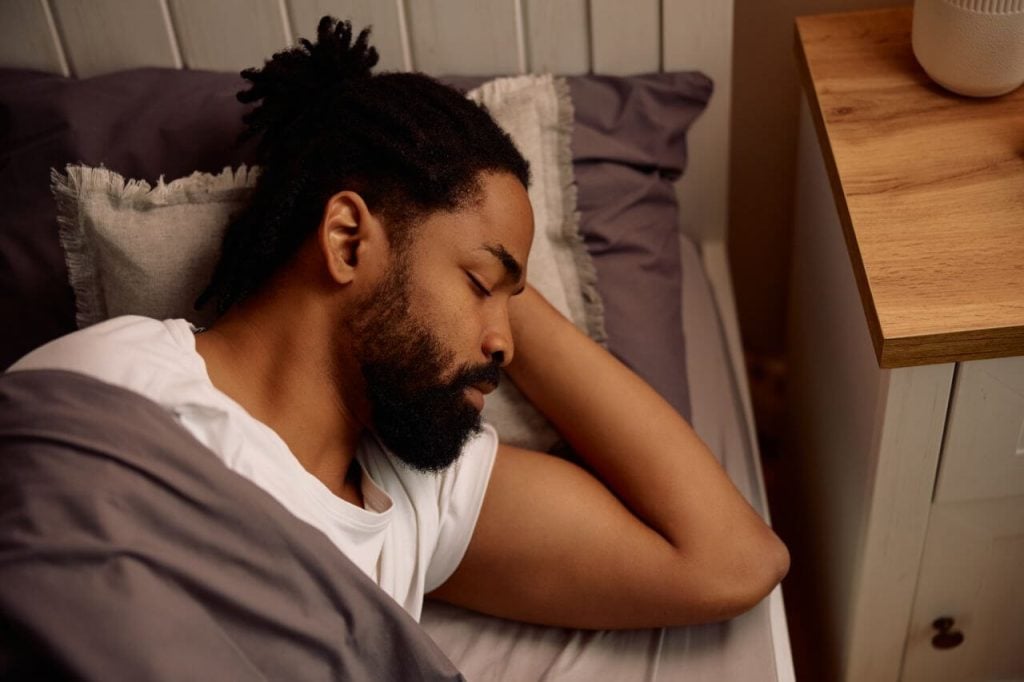 AGES VSS Make Your home Healthy Again Man Sleeping In Bed