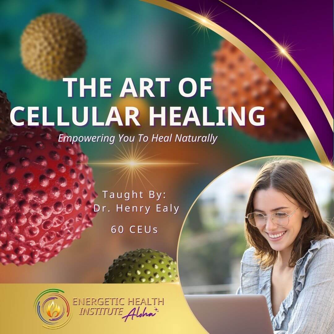 The Art of Cellular Healing - Girl Smiling with a Laptop